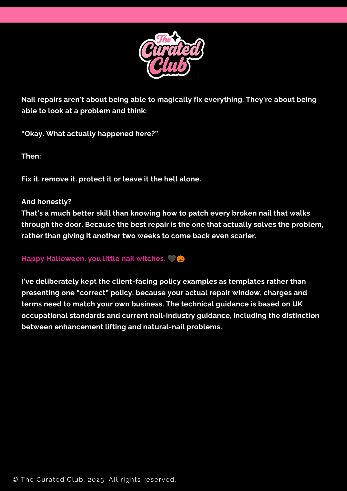 The Nail Nightmare Edition: Nail Tech Troubleshooting & Repair Guide