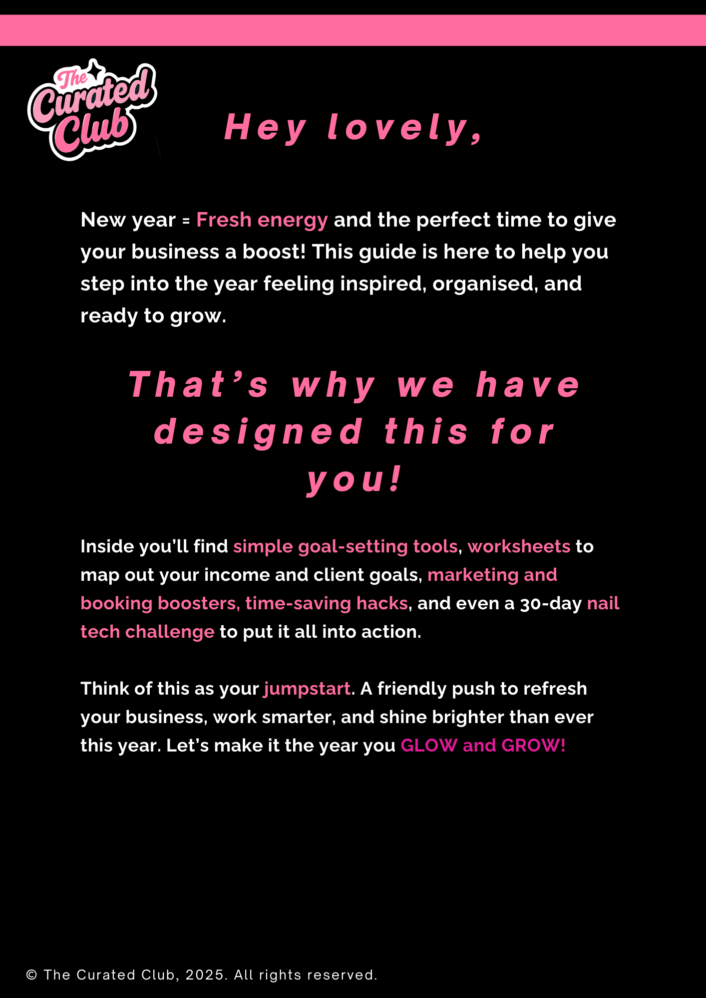 Glow & Grow – New Year Edition - PDF - Our December 2025 Edition