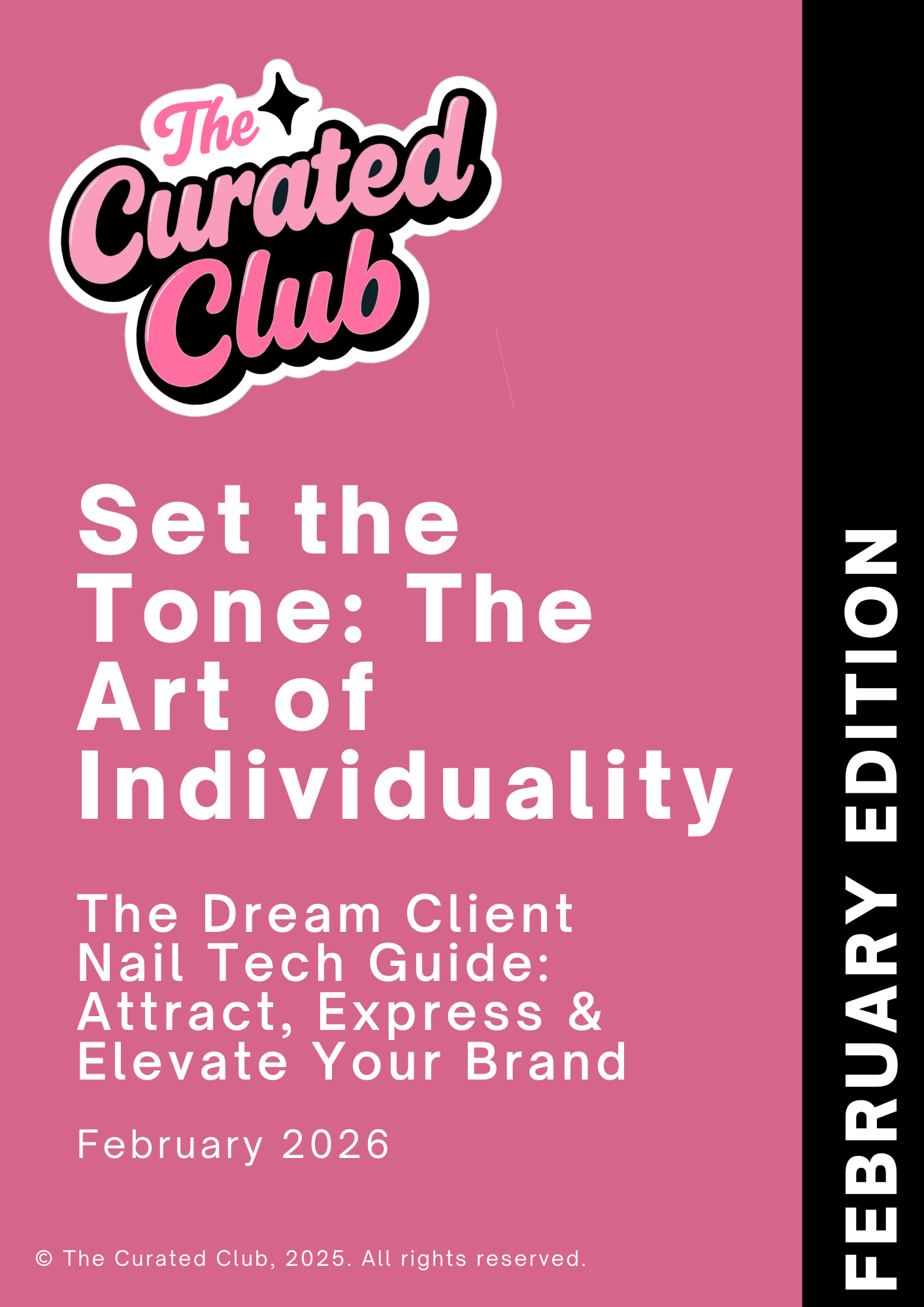 Set The Tone PDF - Nail Tech Branding & Business Identity Guide (February 2026)